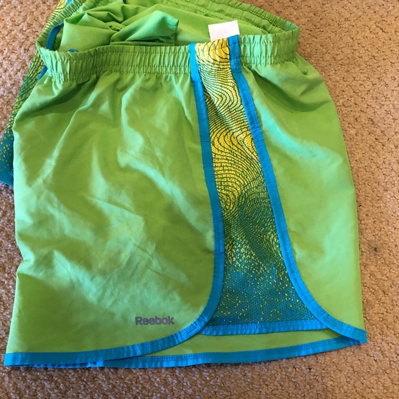 Green Reebok Shorts - Picture 2 of 3